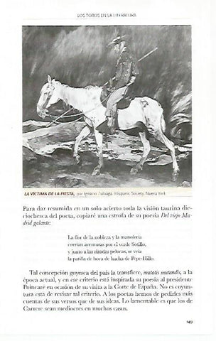 LAMINA COSSIO 51023: La victima de la fiesta por I. Zuloaga
