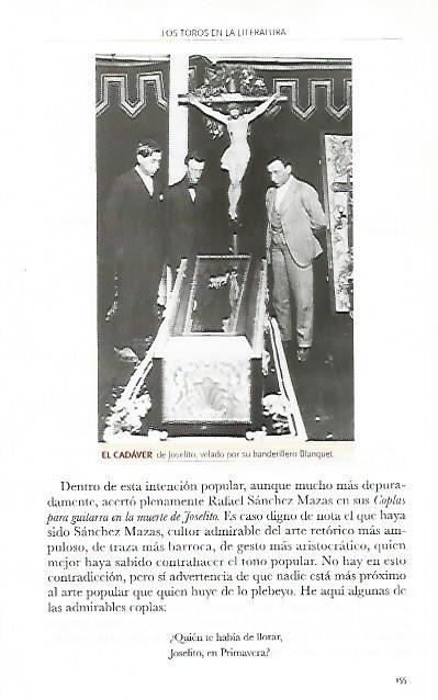 LAMINA COSSIO 51025: El cadaver de Joselito
