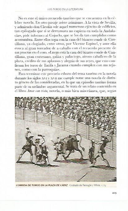 LAMINA COSSIO 51037: Corrida de toros en la plaza de Cadiz por Reinagle