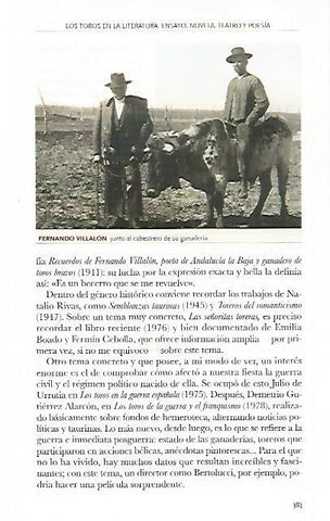 LAMINA COSSIO 51052: Fernando Villalon en su ganaderia