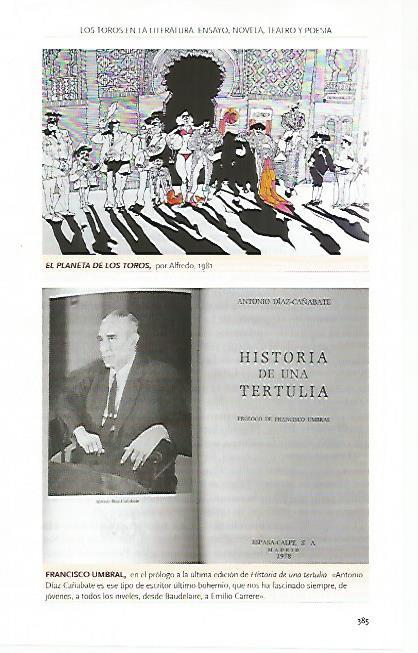 LAMINA COSSIO 51053: El planeta de los toros y Francisco Umbral