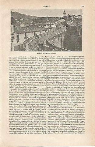 LAMINA ESPASA 19893: Quito Ecuador