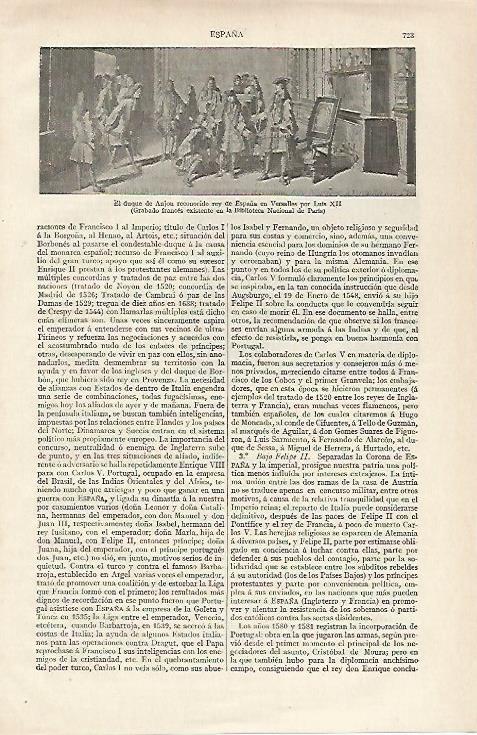 LAMINA ESPASA 19897: Grabado de Francia 