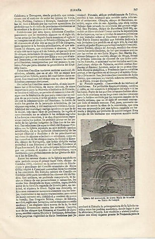 LAMINA ESPASA 19901: Santa Maria de Wamba en Tierra de Campos