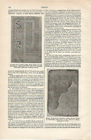 LAMINA ESPASA 19909: Usatges de Barcelona