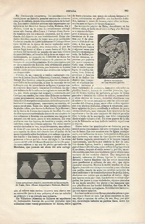 LAMINA ESPASA 19930: Relieve encontrado den Tajo Montero Sevilla
