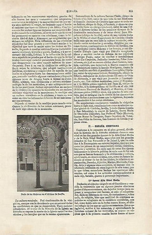 LAMINA ESPASA 19942: Patio de las Muñecas del Alcazar de Sevilla