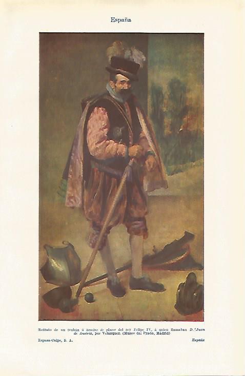 LAMINA ESPASA 19970: Retrato de un truhan por Velazquez