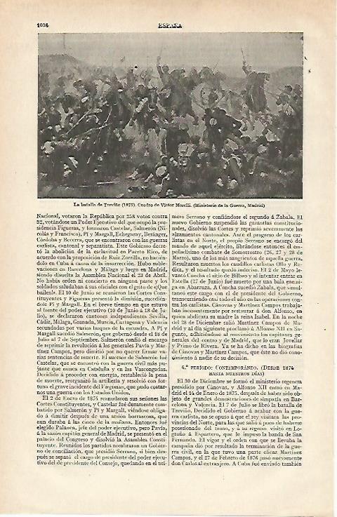 LAMINA ESPASA 19981: La batalla de Treviño por Morelli