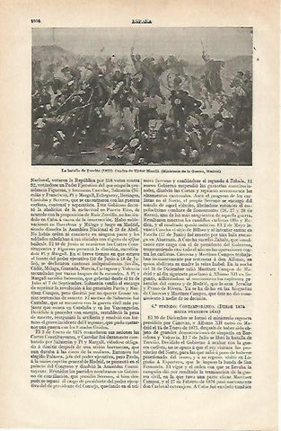 LAMINA ESPASA 19981: La batalla de Treviño por Morelli
