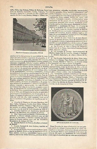 LAMINA ESPASA 19985: Escuela de Ingenieros Industriales en Madrid