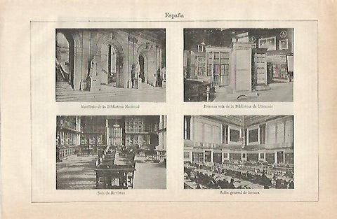LAMINA ESPASA 19987: Biblioteca Nacional