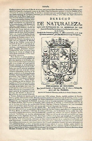 LAMINA ESPASA 20006: Portada de Derech de Naturaleza