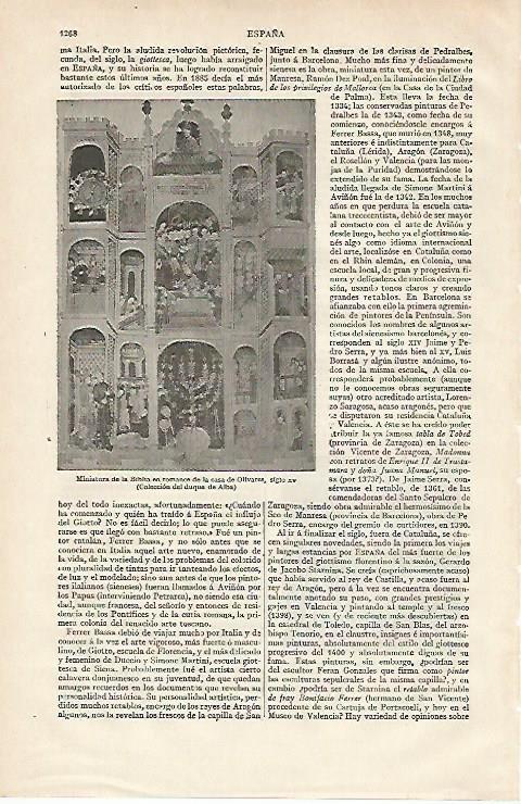 LAMINA ESPASA 20035: Miniatura de la Biblia de la casa de Olivares