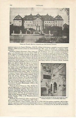 LAMINA ESPASA 20121: Palacio de Werneck Austria