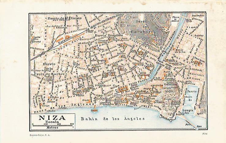 LAMINA ESPASA 20203: Plano de Niza