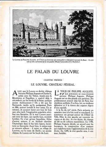 LAMINA 30003: El Louvre de Philippe Auguste
