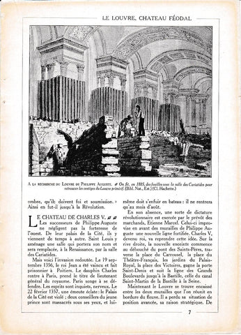LAMINA 30004: Busqueda Louvre de Philippe Augusto