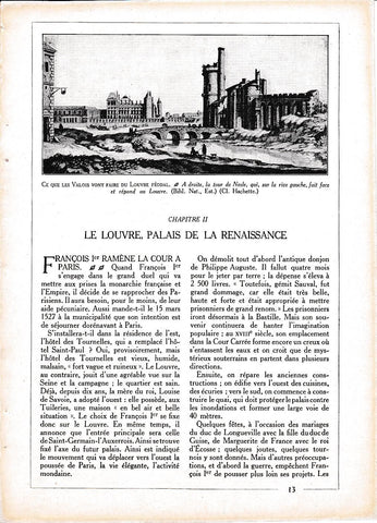 LAMINA 30007: Lo que les Valois hicieron al Louvre