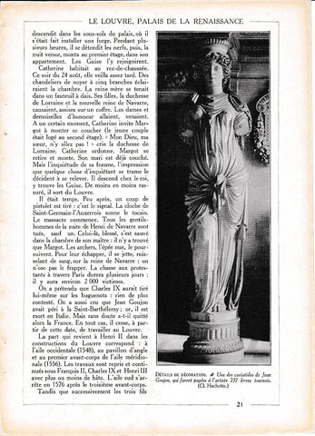 LAMINA 30011: Una de las Cariatides de Juan de Goujon