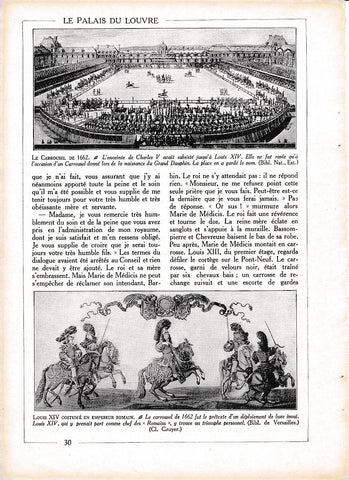 LAMINA 30015: El Carrousel de 1662