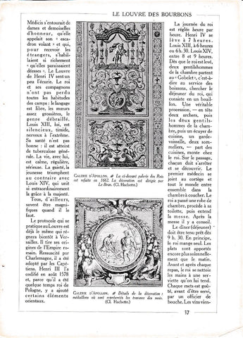 LAMINA 30019: Galeria d Apollon de Le Brun