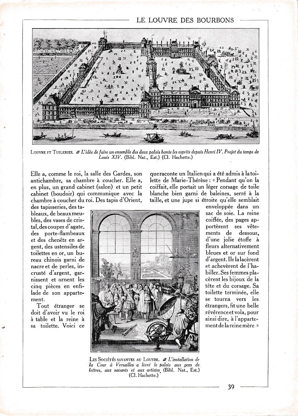 LAMINA 30020: Louvre y Tullerias idea union de Louis XIV