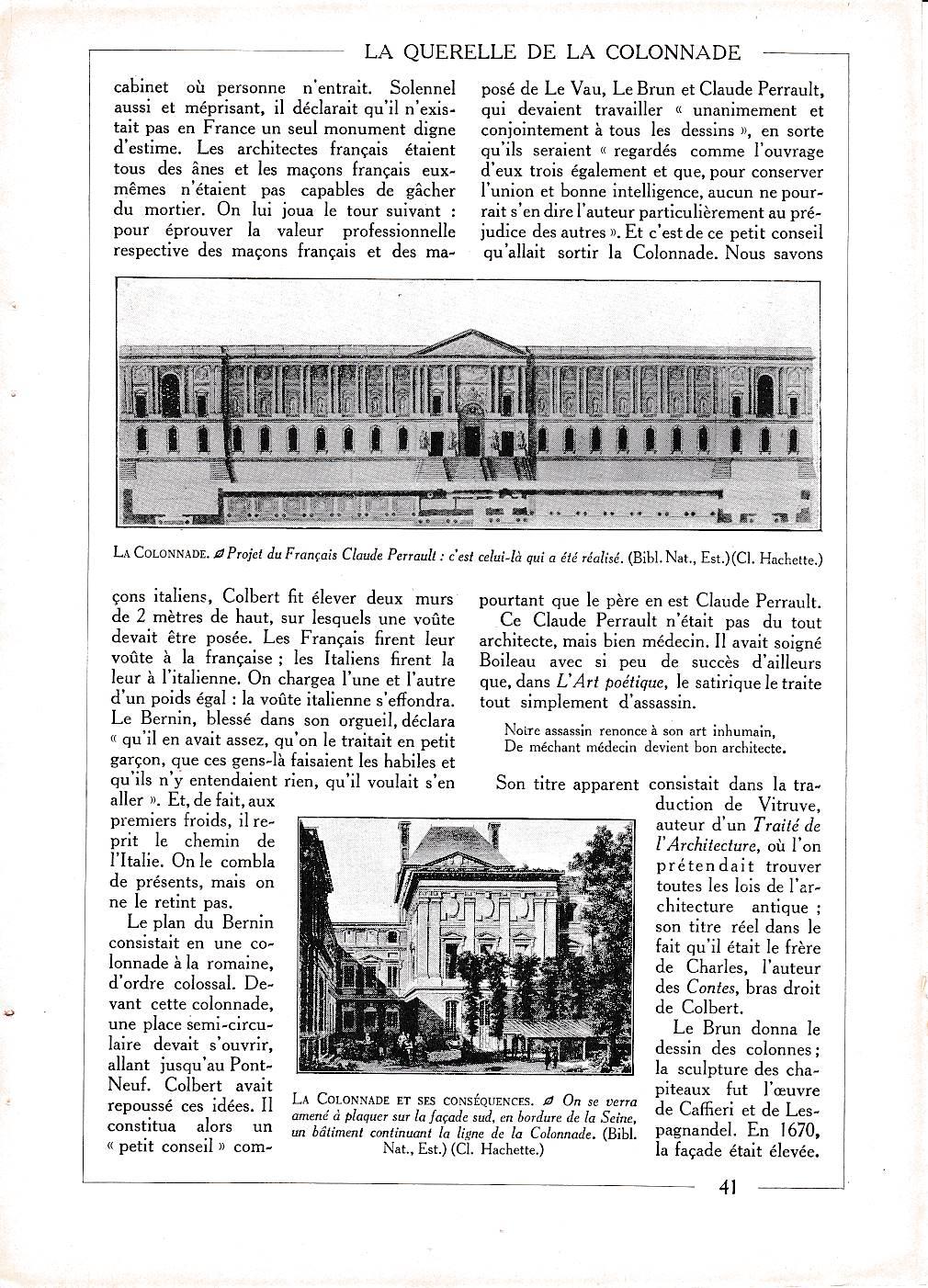 LAMINA 30021: La Colonnade y sus consequencias