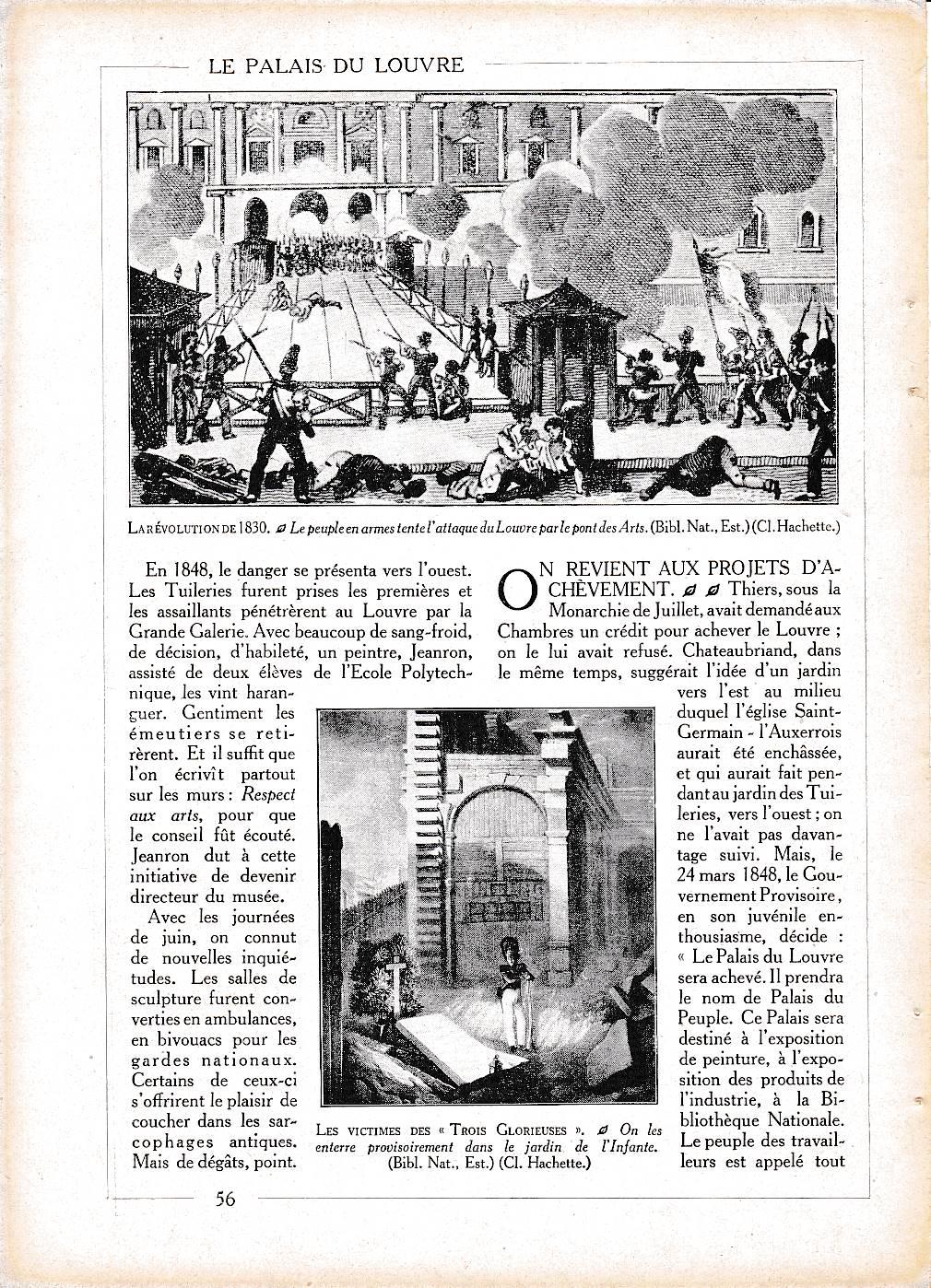 LAMINA 30028: La revolucion de 1830 y las victimas de Trois Glorieuses