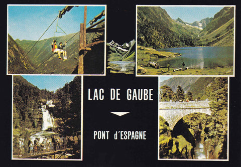 POSTAL 18549: Lac de Gaube Pont d Espagne