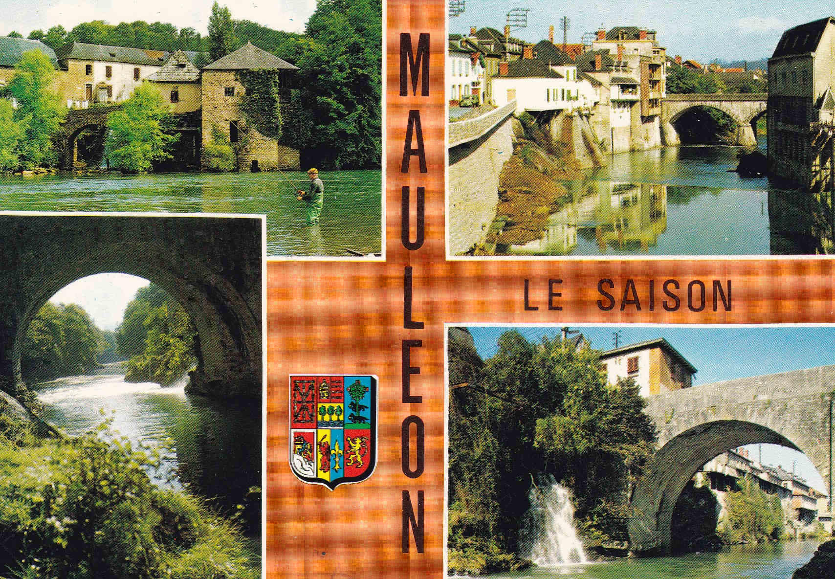 POSTAL 18556: Mauleon le saison