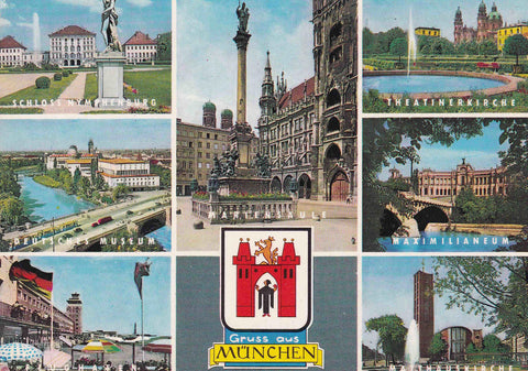 POSTAL 18564: Gruss auus Munchen
