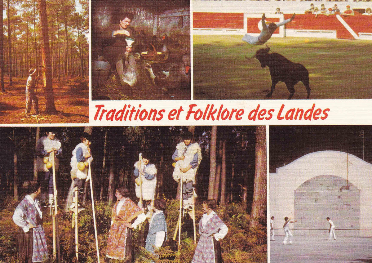 POSTAL 18569: Traditions et Folklore des Landes