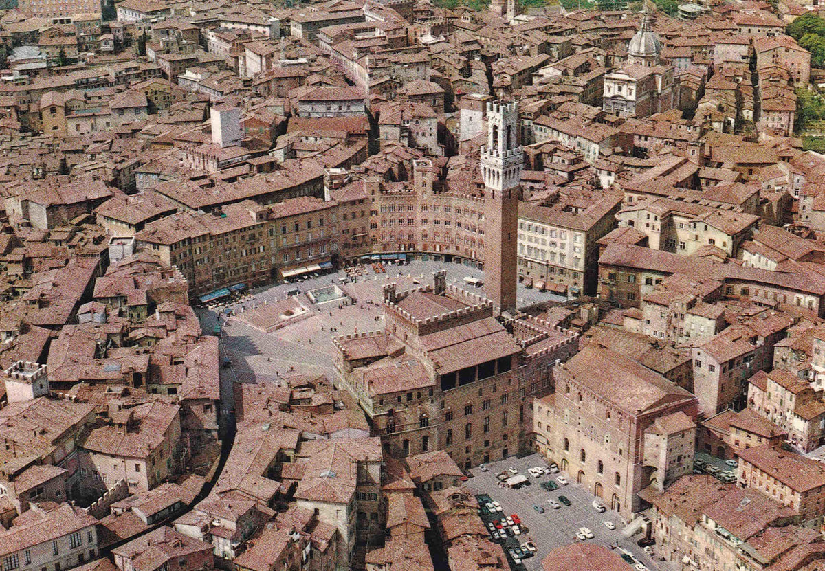 POSTAL 18579: Vista aerea Siena