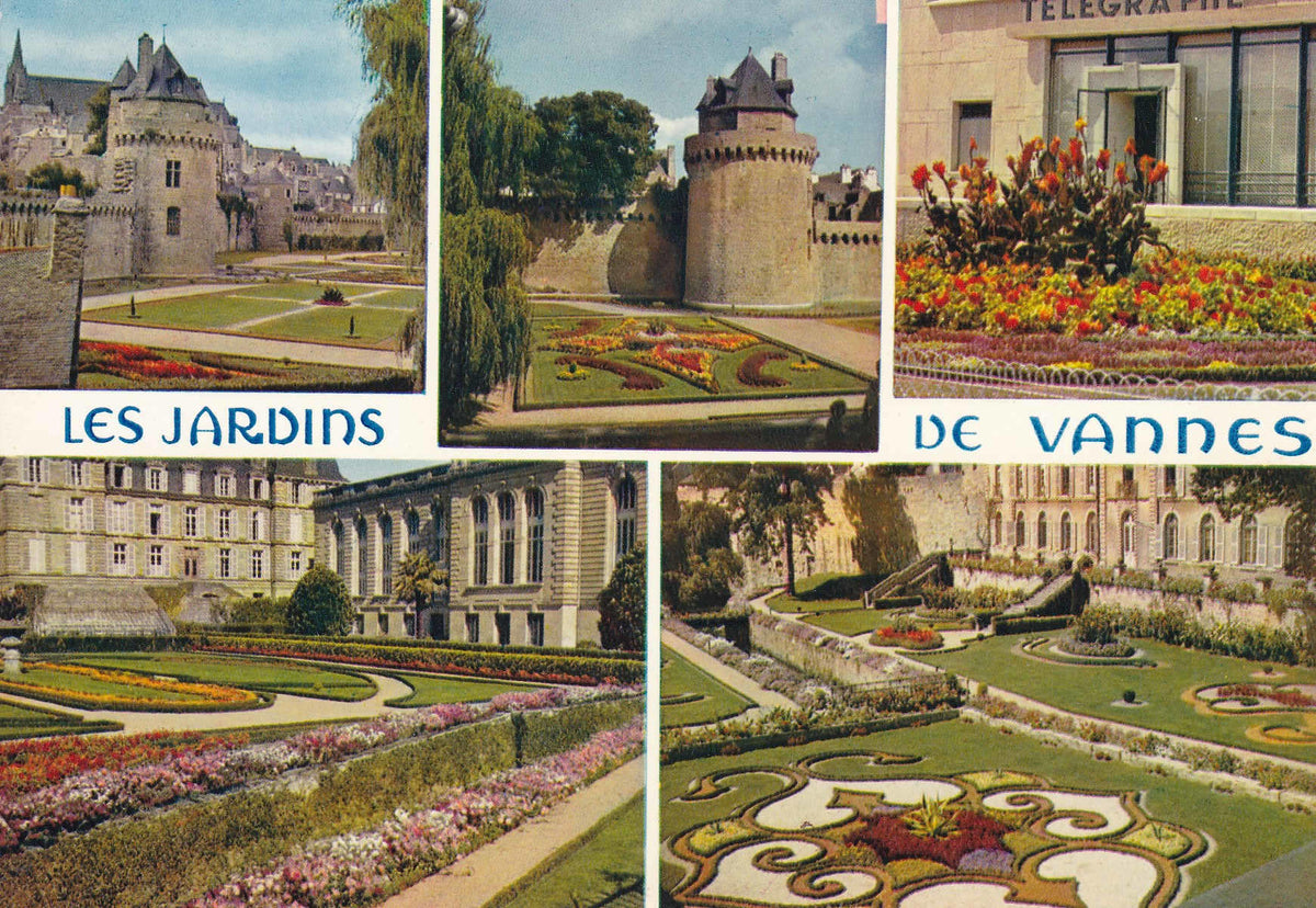 POSTAL 18581: Les jardins du Vannes