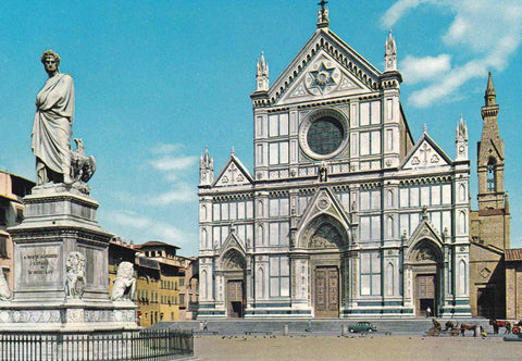 POSTAL 18583: Basilique St. Croce Firenze