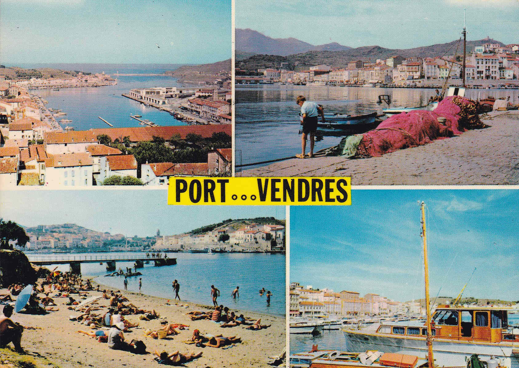 POSTAL 18592: Port Vendres