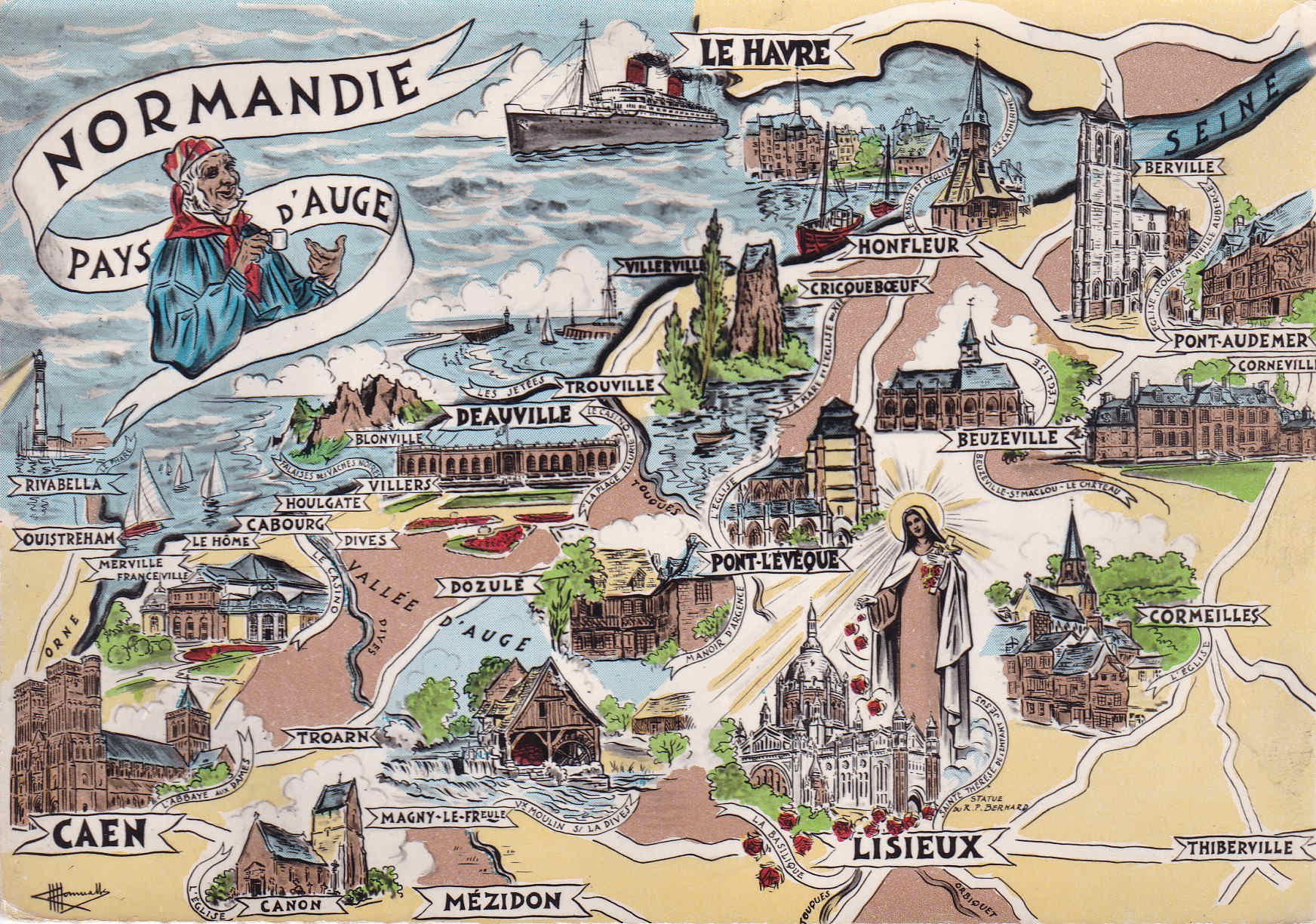 POSTAL 18605: Normandie