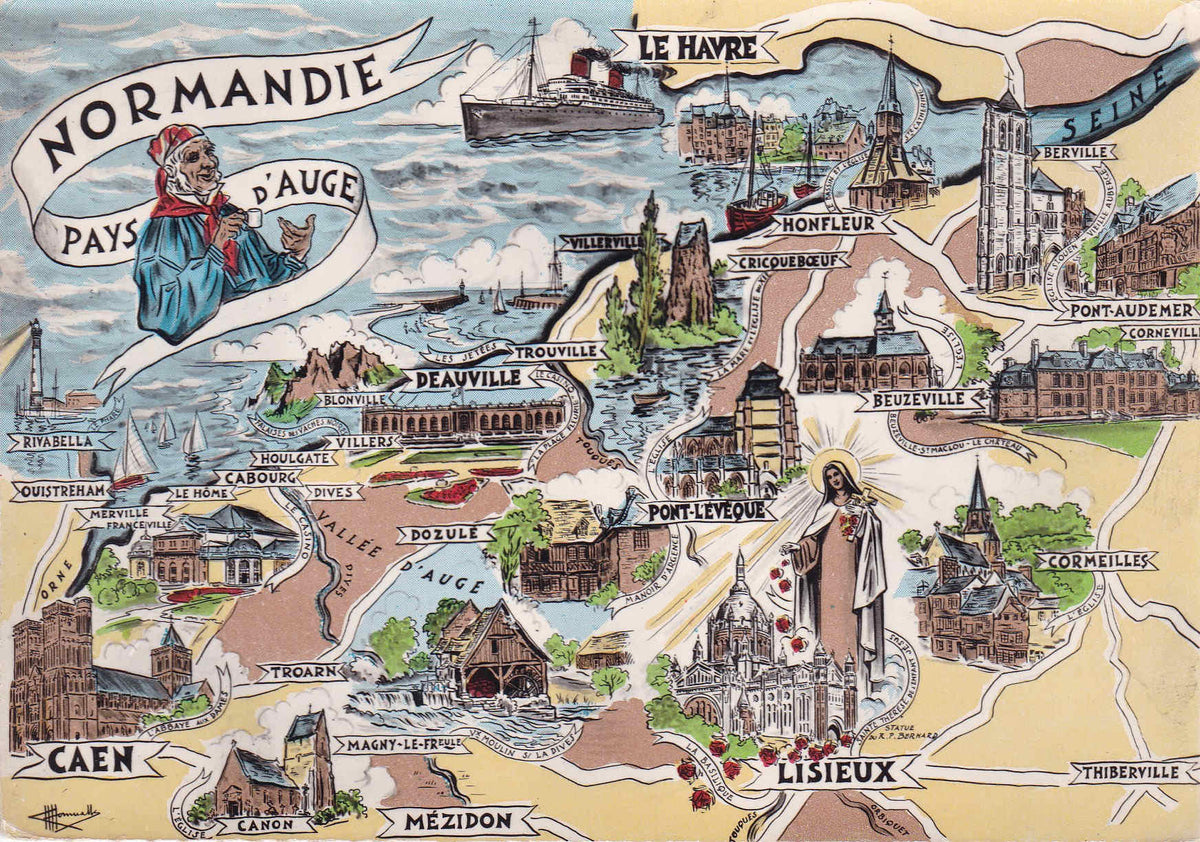 POSTAL 18605: Normandie