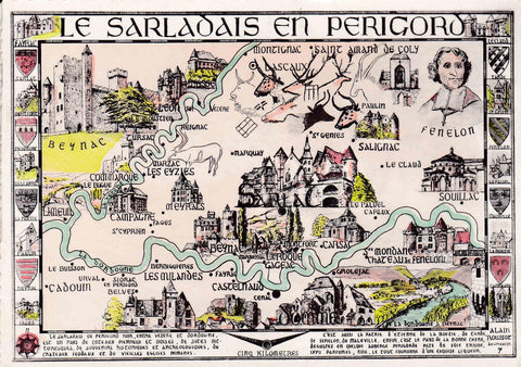 POSTAL 18607: Le sarladais en Perigord