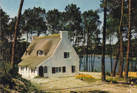 POSTAL 18608: Chaumiere Bretonne