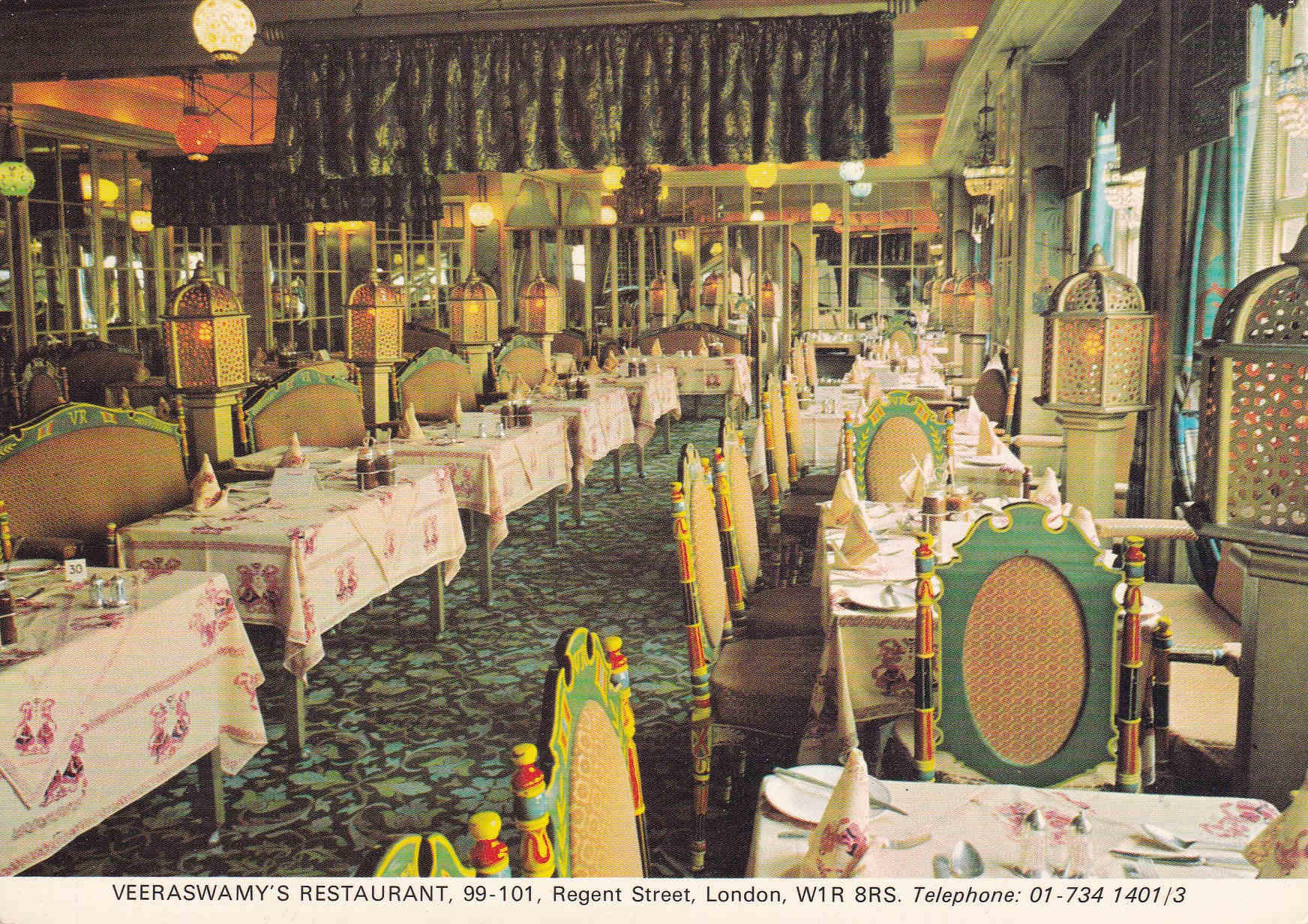 POSTAL 18646:  Veeraswamy s Restaurant