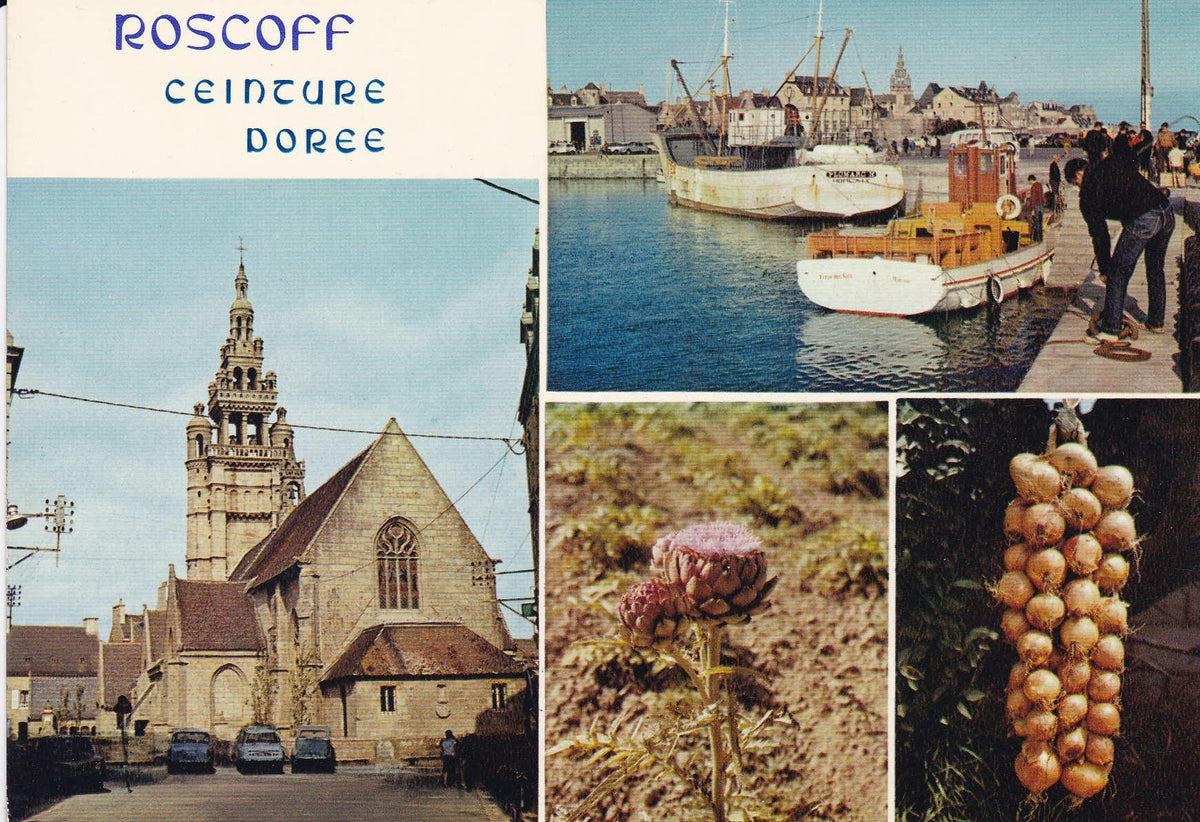 POSTAL 18708: Roscoff Ceinture Doree