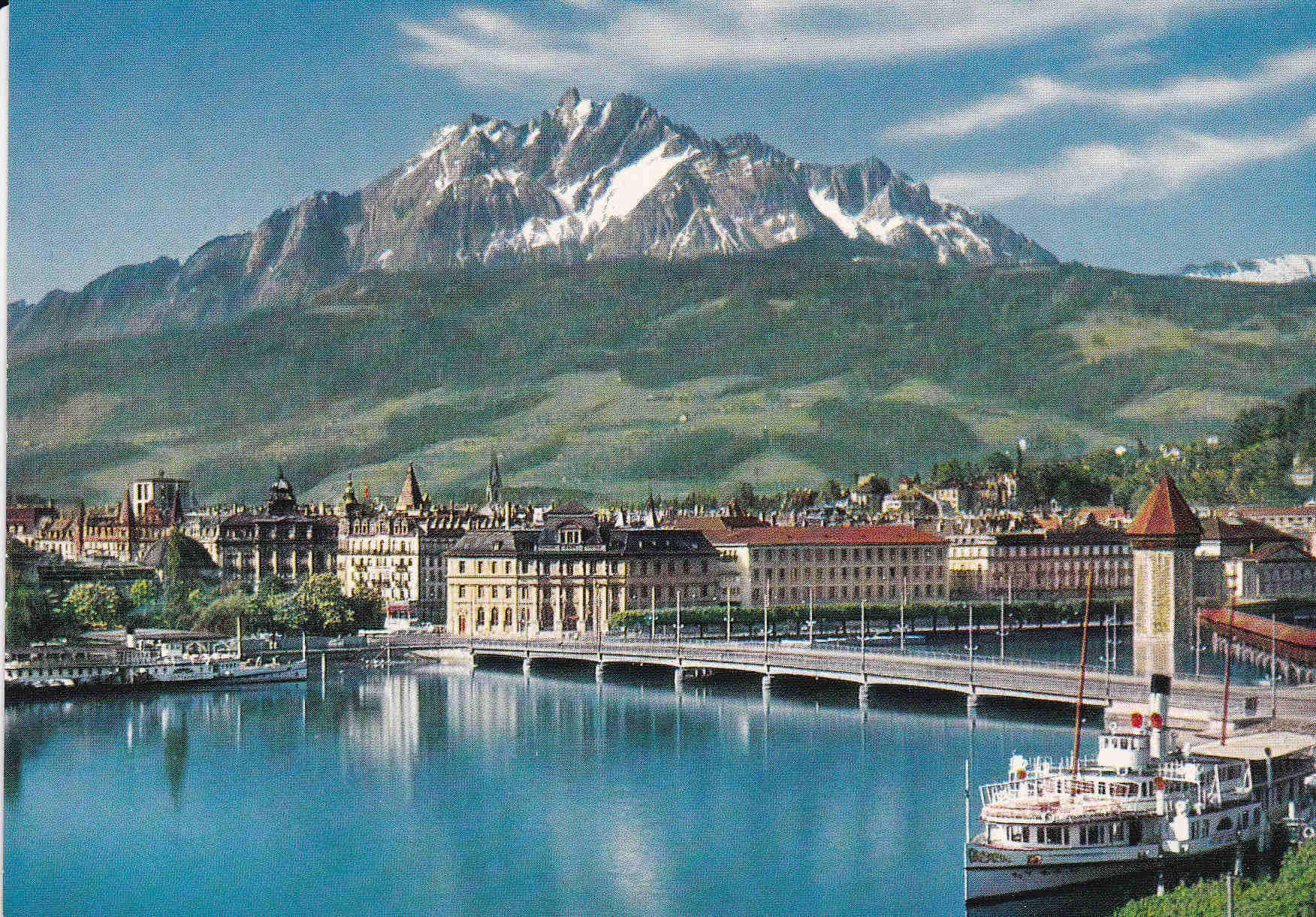 POSTAL 18721: Lucerne et le Pilate