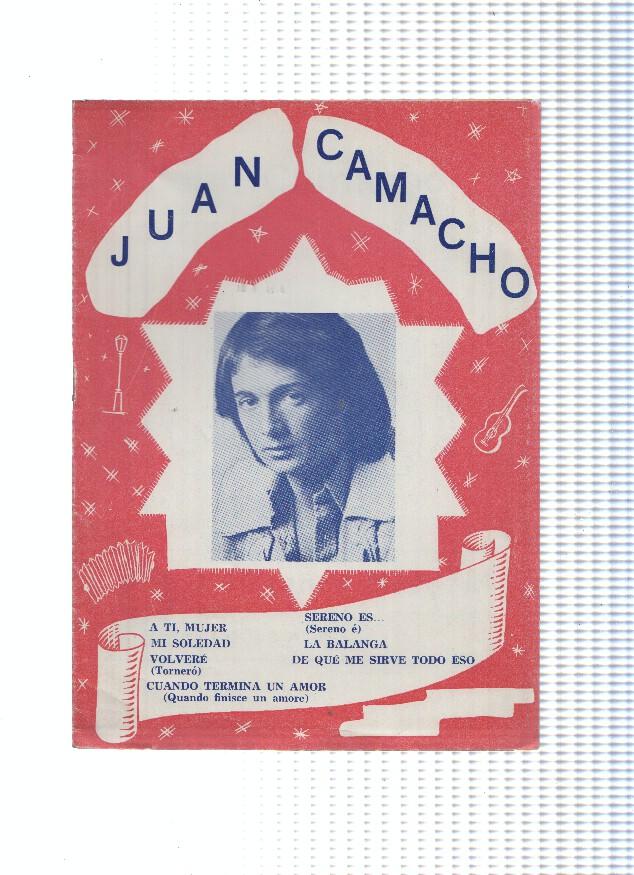 Canciones de hoy: Juan Camacho