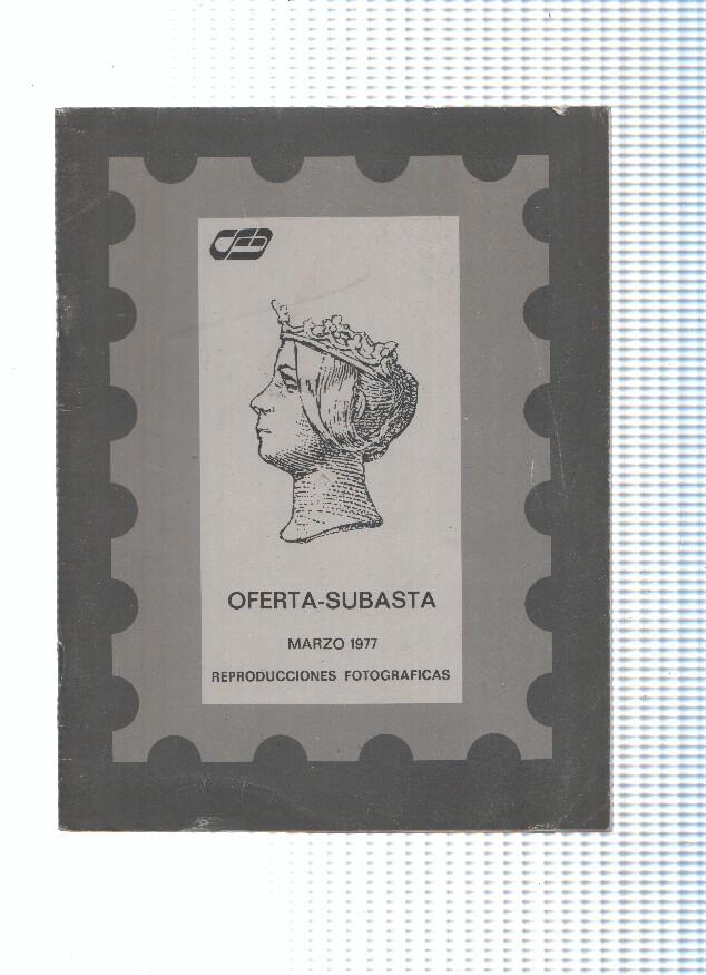 Catalogo Cafisa-3 de Oferta-Subasta marzo 1977