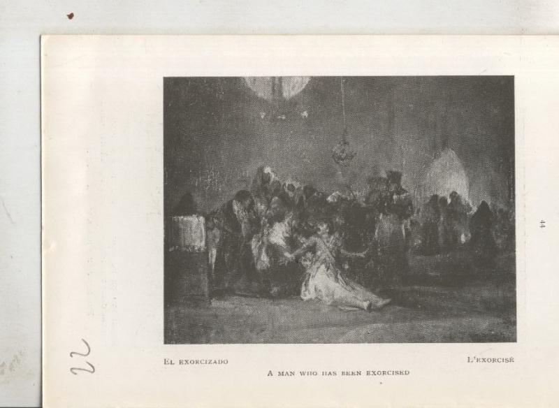 Goya en el museo del prado: lamina 22: El exorcizado