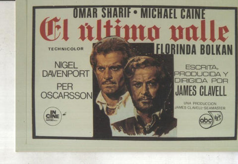Foto cine 397: El ultimo valle (Omar Shariff-Michael Caine)