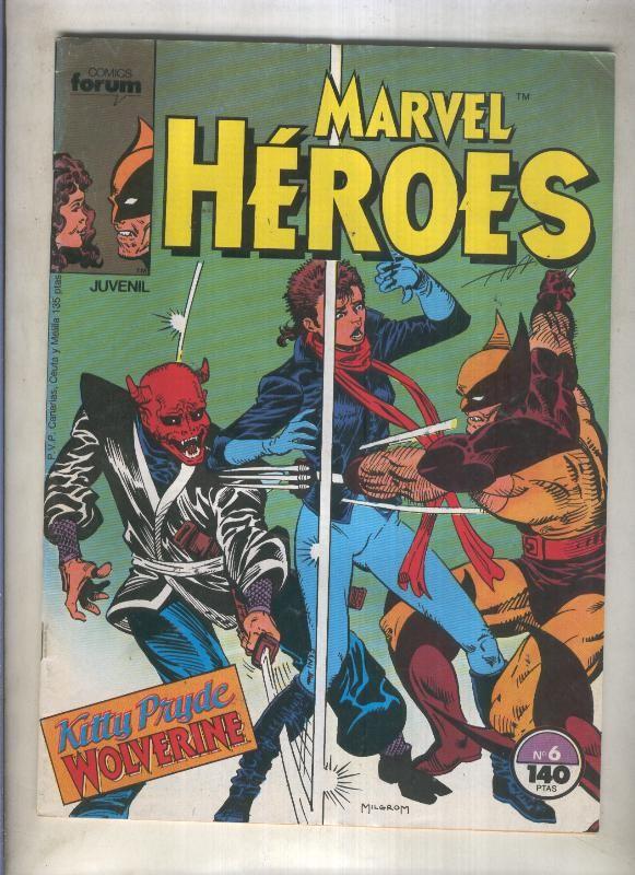 Marvel Heroes numero 06: Kutty Pryde-Wolverine (numerado 3 en trasera)