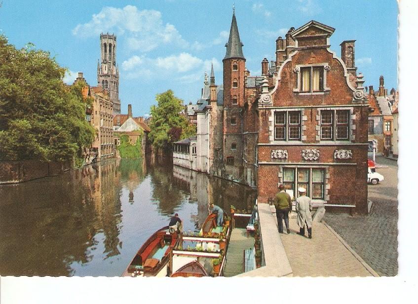 Postal 033579 : Bruges: Quay of the Rosary with Belfry